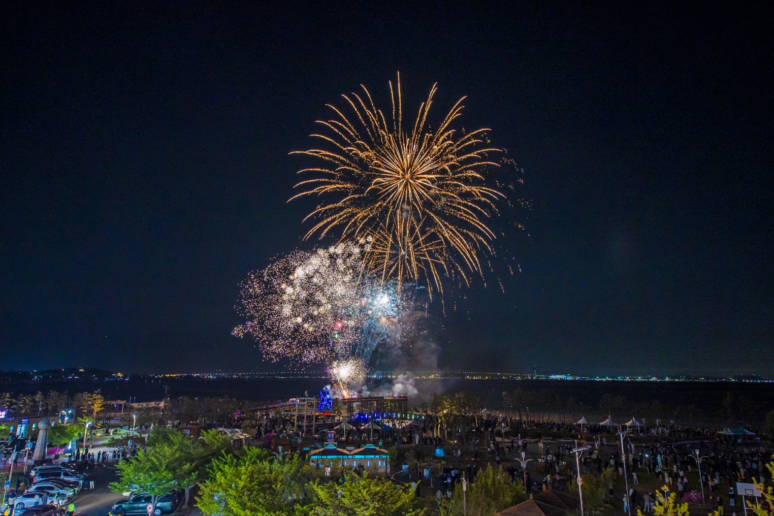 [삽교호관광지] 당진 삽교호 드론 라이트 쇼 현장사진 9
