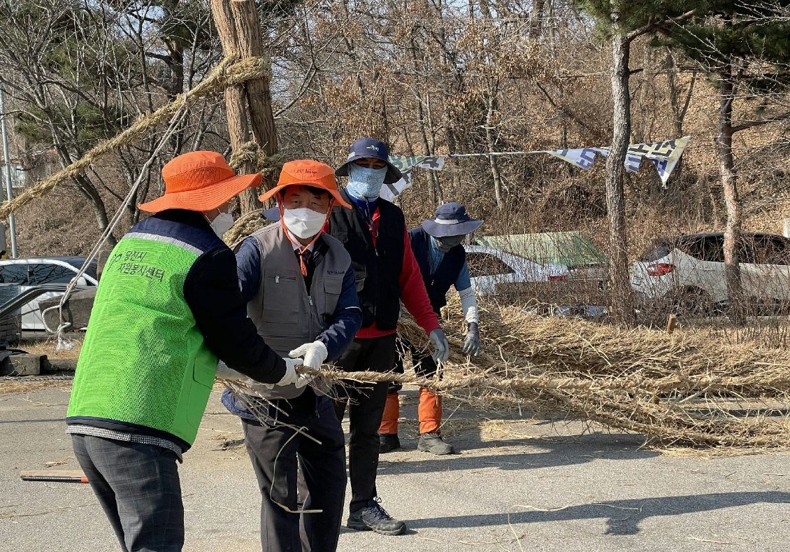 2026년 기지시줄다리기축제&ldquo;큰줄&rdquo;제작행사 참여(1)