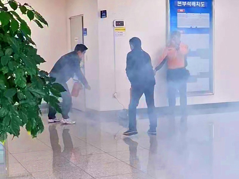 당진도시공사 무각본소방훈련 실시(1)